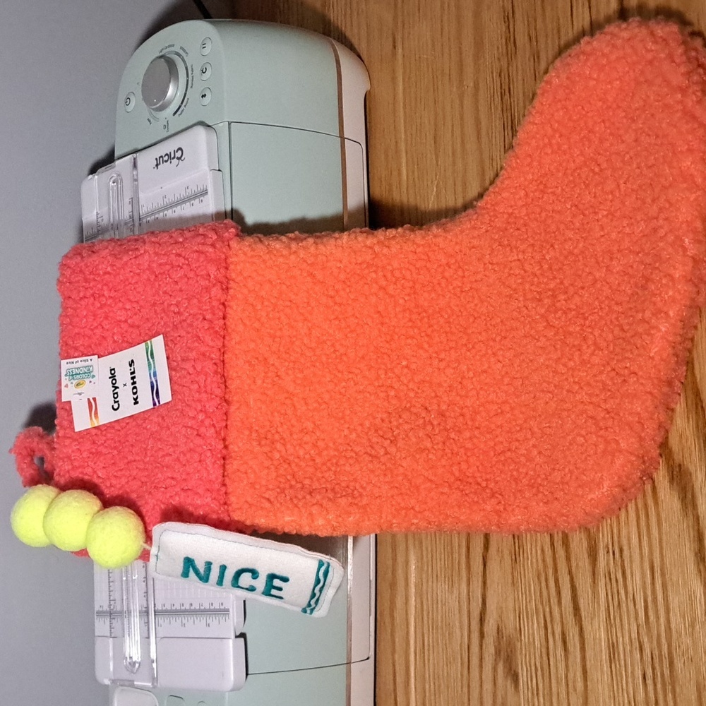 Crayola X Kohl's Jumbo Christmas Stocking
